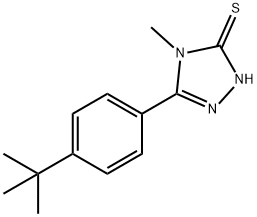 5-(4-TERT-BUTYLPHENYL)-4-METHYL-1,2,4-TRIAZOLE-3-THIOL Structure