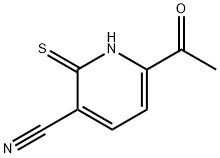 6-ACETYL-2-MERCAPTONICOTINONITRILE Structure