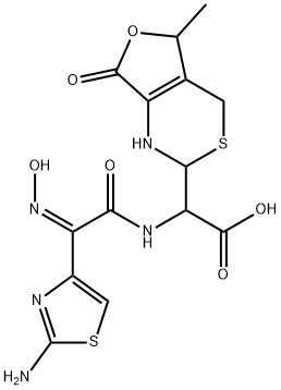 178422-45-2 2(R)-2-[(Z)-2-(Aminothiazol-4-yl)-2-(hydroxyimino)acetamido)]-2-[(2RS,5RS)-5-methyl-7-oxo-2,4,5,7-tetrahydro-1H-furo[3,4-d][1,3]thiazin-2-yl]acetic Ac