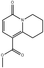 4-OXO-6,7,8,9-TETRAHYDRO-4H-QUINOLIZINE-1-CARBOXYLIC ACID METHYL ESTER Structure