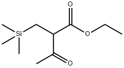 ETHYL 2-(TRIMETHYLSILYMETHYL)-ACETOACETATE Structure