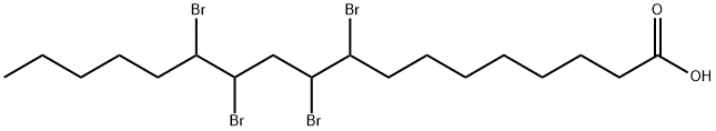 9,10,12,13-TETRABROMOSTEARIC ACID Structure