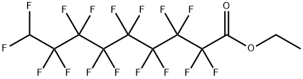 ETHYL 9H-PERFLUORONONANOATE Structure