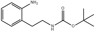 [2-(2-AMINO-PHENYL)-ETHYL]-CARBAMIC ACID TERT-BUTYL ESTER Structure