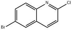 6-BROMO-2-CHLORO-QUINOLINE Structure