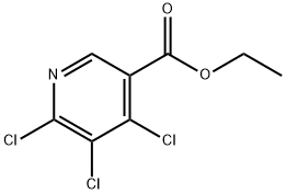 4,5,6-TRICHLORONICOTINIC ACID ETHYL ESTER Structure