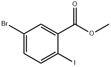 METHYL 5-BROMO-2-IODOBENZOATE Structure