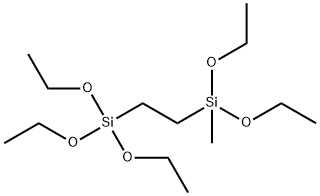 1-(TRIETHOXYSILYL)-2-(DIETHOXYMETHYLSILYL)ETHANE Structure