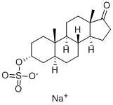 ANDROSTERONE SULFATE SODIUM CRYSTALLINE Structure