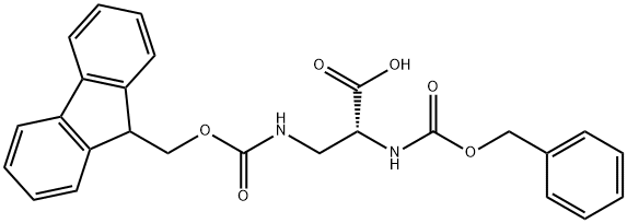 Z-D-DAP(FMOC)-OH Structure