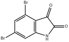 4,6-DIBROMO ISATIN Structure