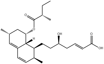 2,3-DEHYDROLOVASTATIN ACID SODIUM SALT Structure