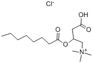 (+/-)-OCTANOYLCARNITINE CHLORIDE Structure