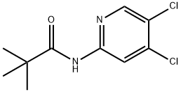 N-(4,5-DICHLOROPYRID-2-YL)-PIVALOYLAMIDE Structure