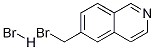 6-Bromomethylisoquinoline hydrobromide Structure