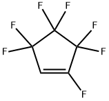 1H-HEPTAFLUOROCYCLOPENTENE Structure