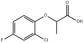 2-(2-CHLORO-4-FLUOROPHENOXY)PROPANOIC ACID Structure