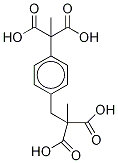 2-[4-(1,1-Dicarboethoxy)benzyl]-2-methyl Malonic Acid Structure