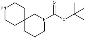 TERT-BUTYL 2,9-DIAZASPIRO[5.5]UNDECANE-2-CARBOXYLATE Structure