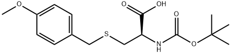 BOC-CYS(4-MEOBZL)-OH Structure