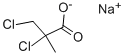 ALPHA,BETA-DICHLOROISOBUTYRIC ACID SODIUM SALT Structure