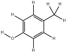 P-CRESOL-D8 Structure