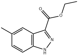 5-METHYL-1H-INDAZOLE-3-CARBOXYLIC ACID ETHYL ESTER Structure