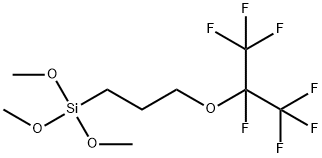 3-(HEPTAFLUOROISOPROPOXY)PROPYLTRIMETHOXYSILANE Structure