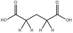 PENTANEDIOIC-2,2,4,4-D4 ACID Structure