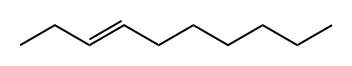 TRANS-3-DECENE Structure