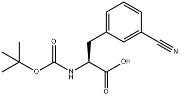 N-BOC-DL-3-CYANOPHENYLALANINE
 Structure