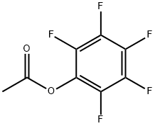 PENTAFLUOROPHENYL ACETATE Structure