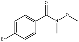 4-BROMO-N-METHOXY-N-METHYLBENZAMIDE Structure