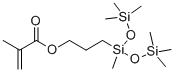 METHACRYLOXYPROPYLBIS(TRIMETHYLSILOXY)METHYLSILANE Structure