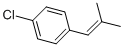 Styrene, 4-chloro-beta,beta-dimethyl- Structure