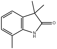 3,3,7-TRIMETHYLOXINDOLE Structure