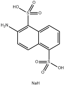 8-AMINO-1,5-NAPHTHALENEDISULFONIC ACID MONOSODIUM SALT Structure