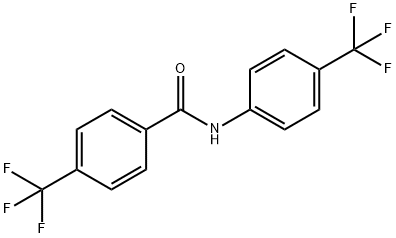 N-[4-(TRIFLUOROMETHYL)PHENYL]-4-(TRIFLUOROMETHYL)BENZAMIDE Structure