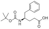 (R)-4-(BOC-AMINO)-5-PHENYLPENTANOIC ACID Structure