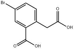 5-BROMO-HOMOPHTHALIC ACID Structure