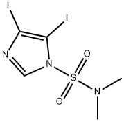 N,N-DIMETHYL 4,5-DIIODO-1H-IMIDAZOLE-1-SULFONAMIDE Structure