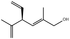 (2E,S)-2,5-Dimethyl-4-vinyl-2,5-hexadien-1-ol Structure