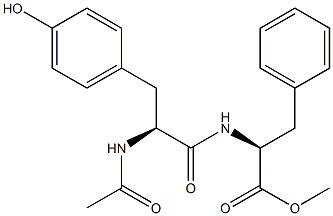 AC-TYR-PHE-OME Structure