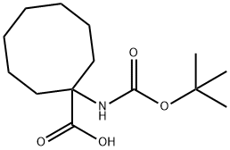 BOC-1-AMINO-1-CYCLOOCTANECARBOXYLIC ACID Structure