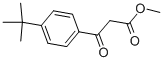 3-(4-TERT-BUTYL-PHENYL)-3-OXO-PROPIONIC ACID METHYL ESTER Structure