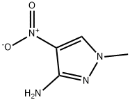 1H-Pyrazol-3-amine, 1-methyl-4-nitro- Structure