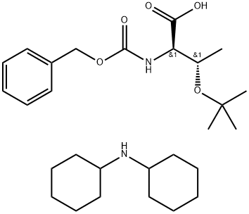 Z-D-THR(TBU)-OH DCHA Structure