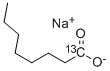 SODIUM OCTANOATE-1-13C Structure