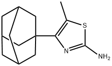 4-ADAMANTAN-1-YL-5-METHYL-THIAZOL-2-YLAMINE Structure