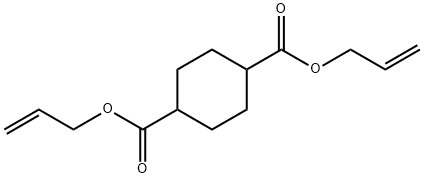 Diallyl 1,4-Cyclohexanedicarboxylate (cis- and trans- mixture) Structure